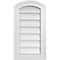 Ekena Millwork Arch Top Surface Mount PVC Gable Vent: Functional, w/ 2"W x 1-1/2"P Brickmould Frame, 12"W x 22"H GVPAR12X2202SF - alternate 1